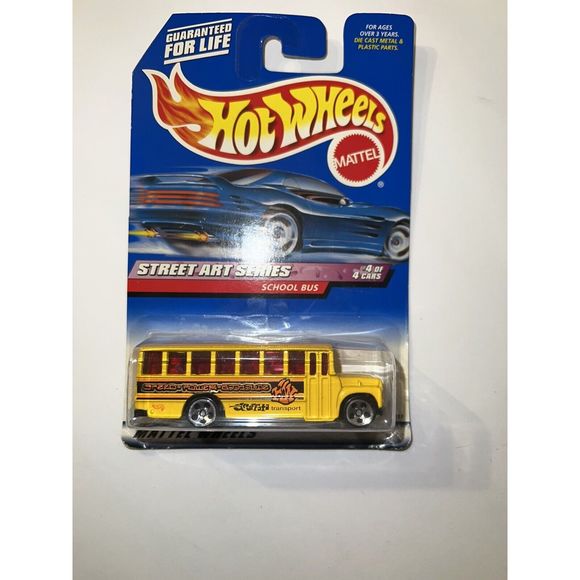 Vintage Hot Wheels Grafitti Transport Bus Speed Power Yellow Malaysia 1988 - Picture 1 of 4